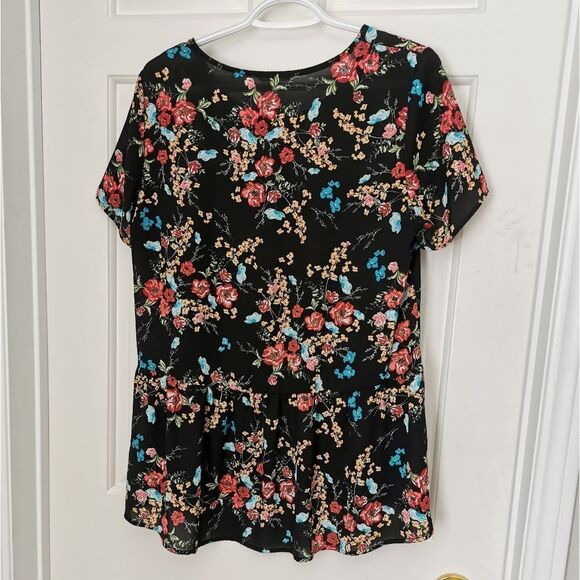 2/$40 Pleione peplum blouse size M - Picture 5 of 6